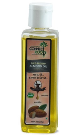 Cold-pressed almond oil