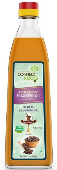 Cold-pressed flaxseed oil