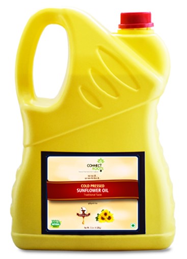 Cold pressed sunflower oil